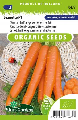Carrot Jeanette F1 BIO (Daucus) 525 seeds